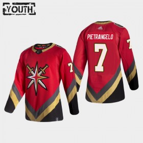 Vegas Golden Knights Alex Pietrangelo 7 2020-2021 Reverse Retro Trikot Authentic - Kinder